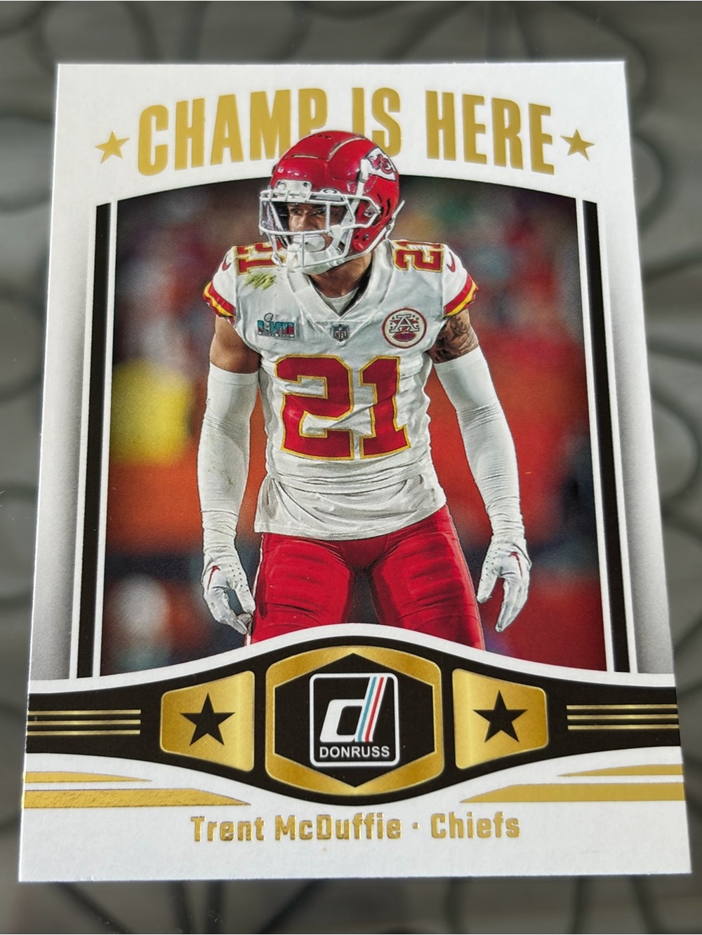 Trent McDuffie 2023 Panini Kansas City Chiefs NFL Football Card